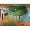 博高儿童医院防滑塑胶地板，儿童医院卡通pvc地板厂家